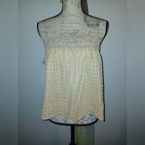 American Eagle lace tie up tank